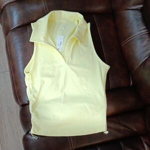 Travis Mathew Light Yellow Women's Tank Top